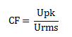 Introduction of Crest Factor in Electrical Power System Introduction of Crest Factor in Electrical Power System