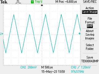 Short waveform displaying in oscilloscope Short waveform displaying in oscilloscope